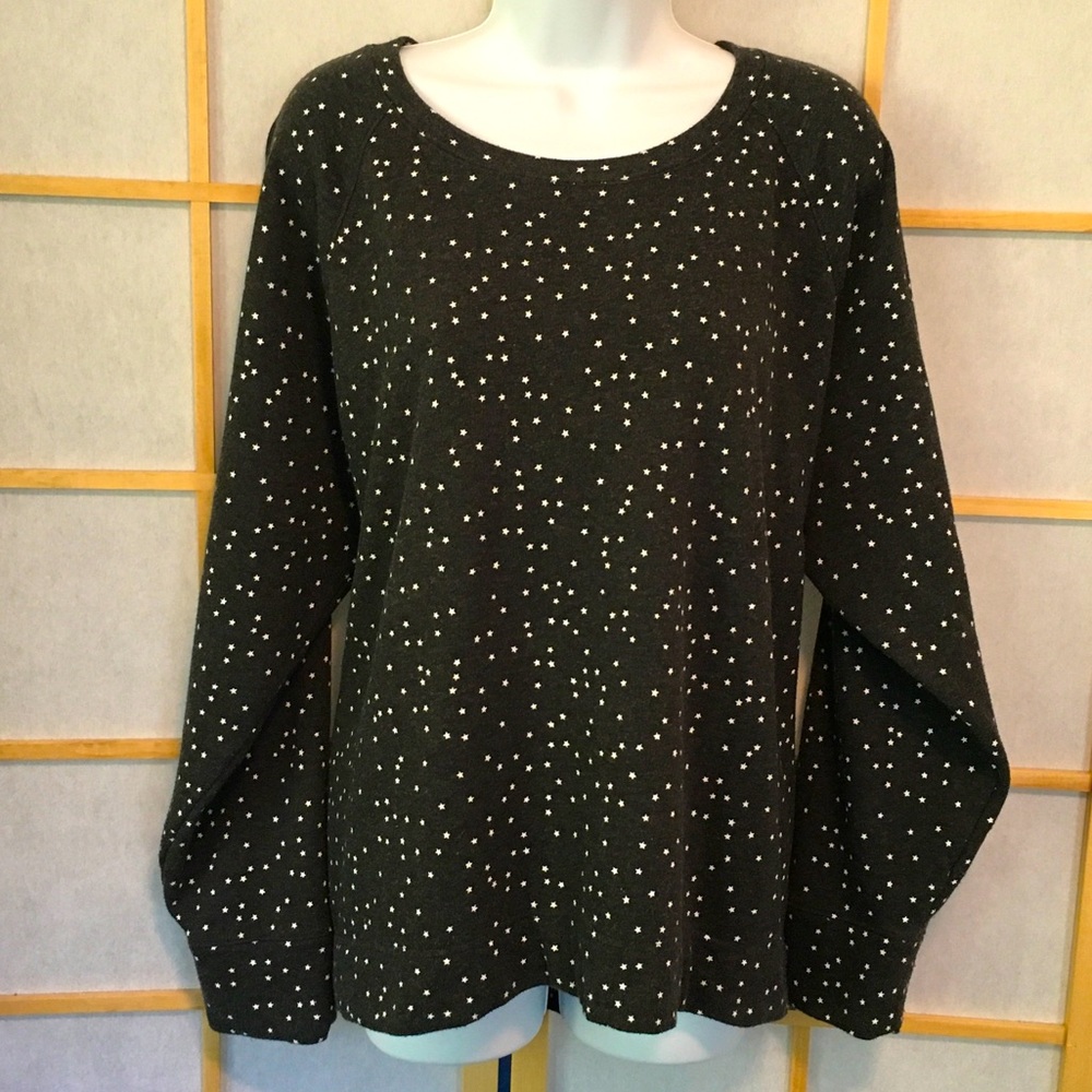 Lou & Grey Loft Charcoal Gray Sweatshirt